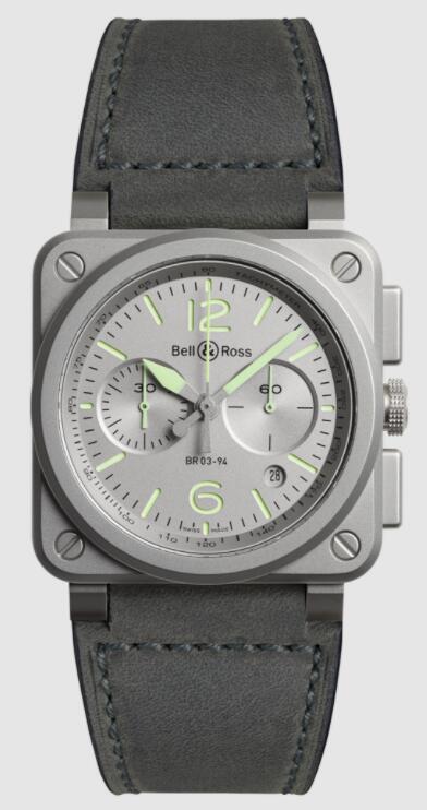 Bell & Ross BR 03-94 HOROLUM BR0394-GR-ST/SCA Replica Watch